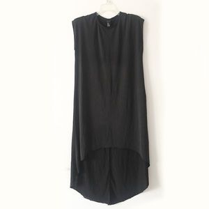 Forever 21 Gunmetal Hi Low Tank